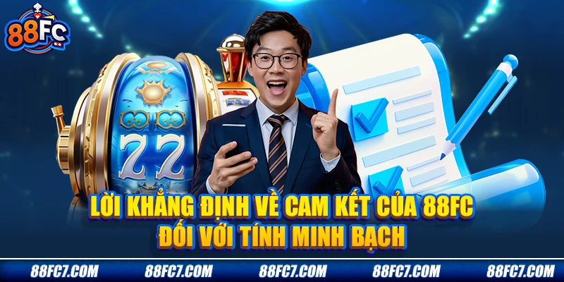  lời khẳng định về cam kết của 88FC đối với tính minh bạch